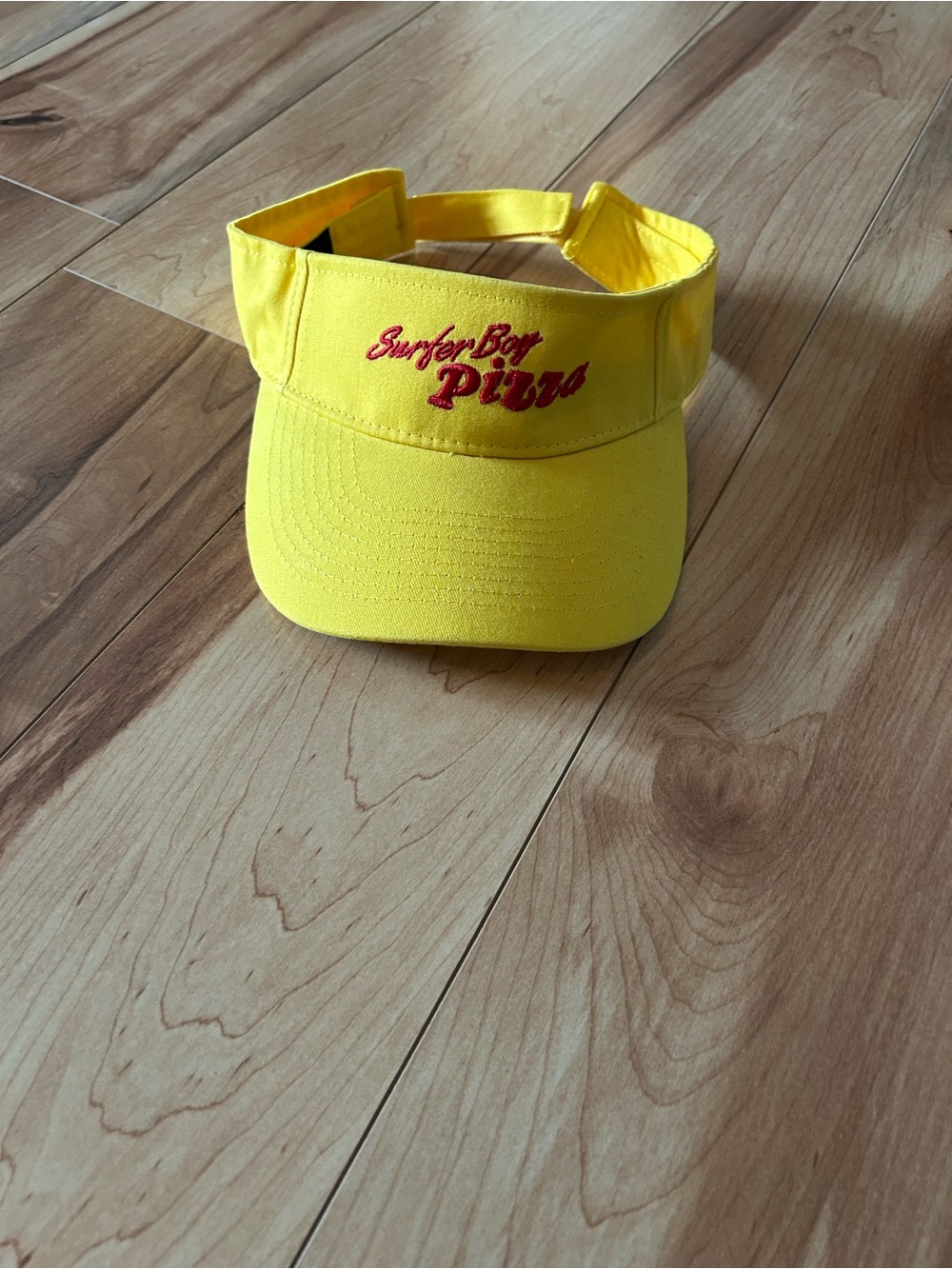Stranger Things Surfer Boy Pizza Yellow Kids Visor